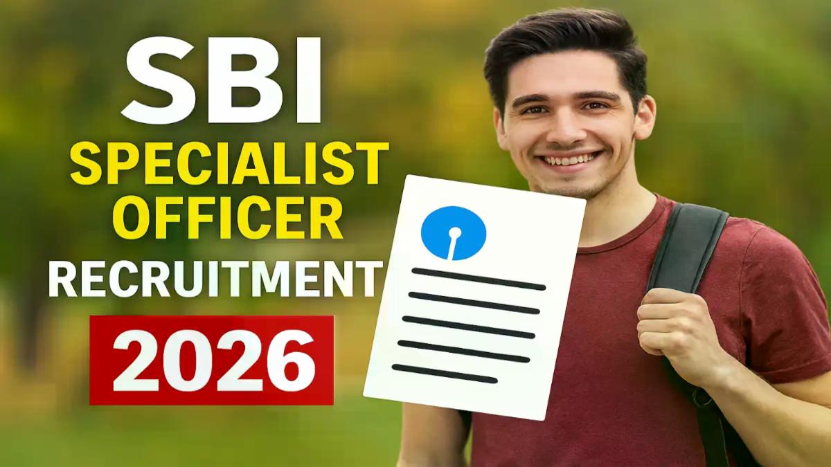 SBI Specialist Officer Recruitment 2026: 1146 Vacancies, Last Date 10 January, Eligibility, Salary & Preparation Tips