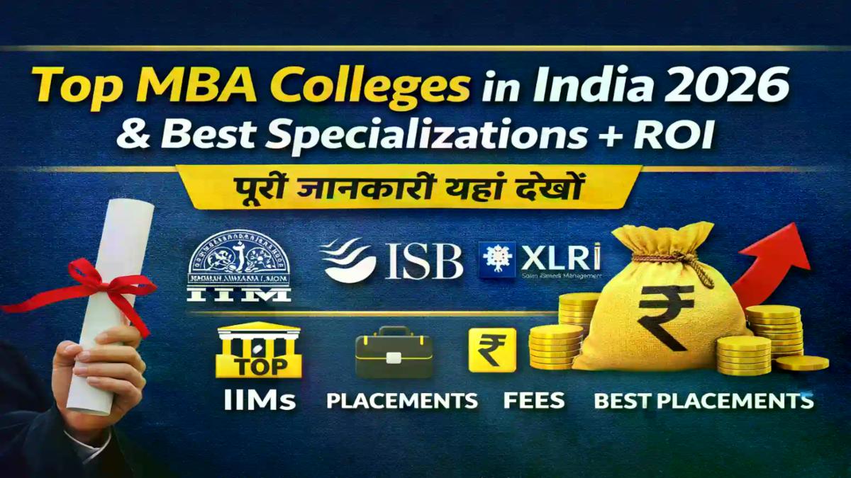 Top MBA Colleges in India 2026: Best B-Schools & ROI